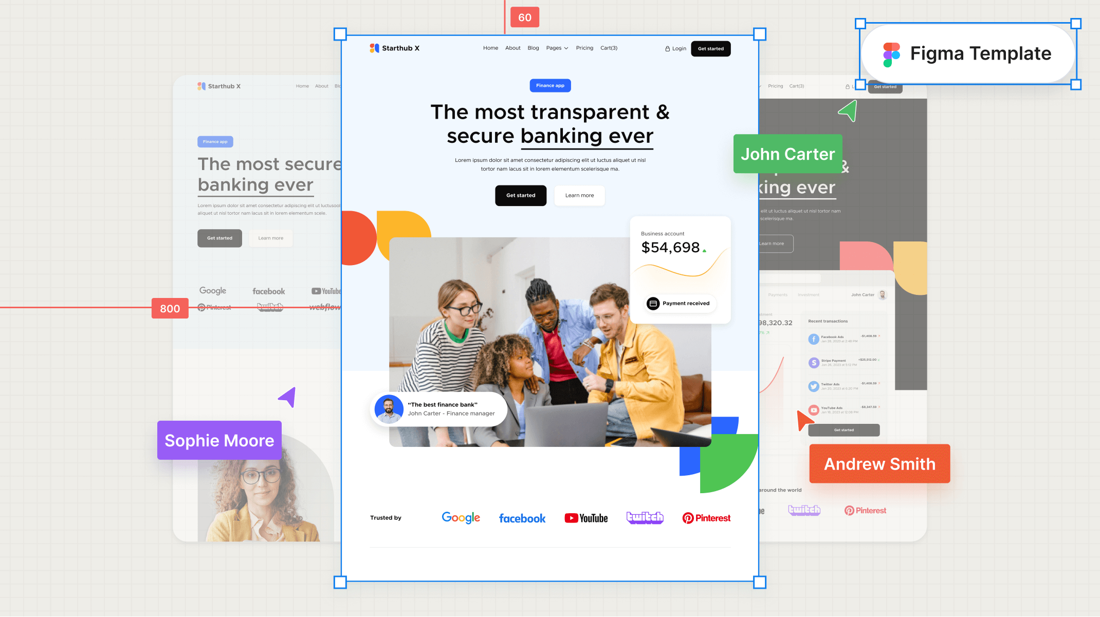 Modern Startup Figma Template