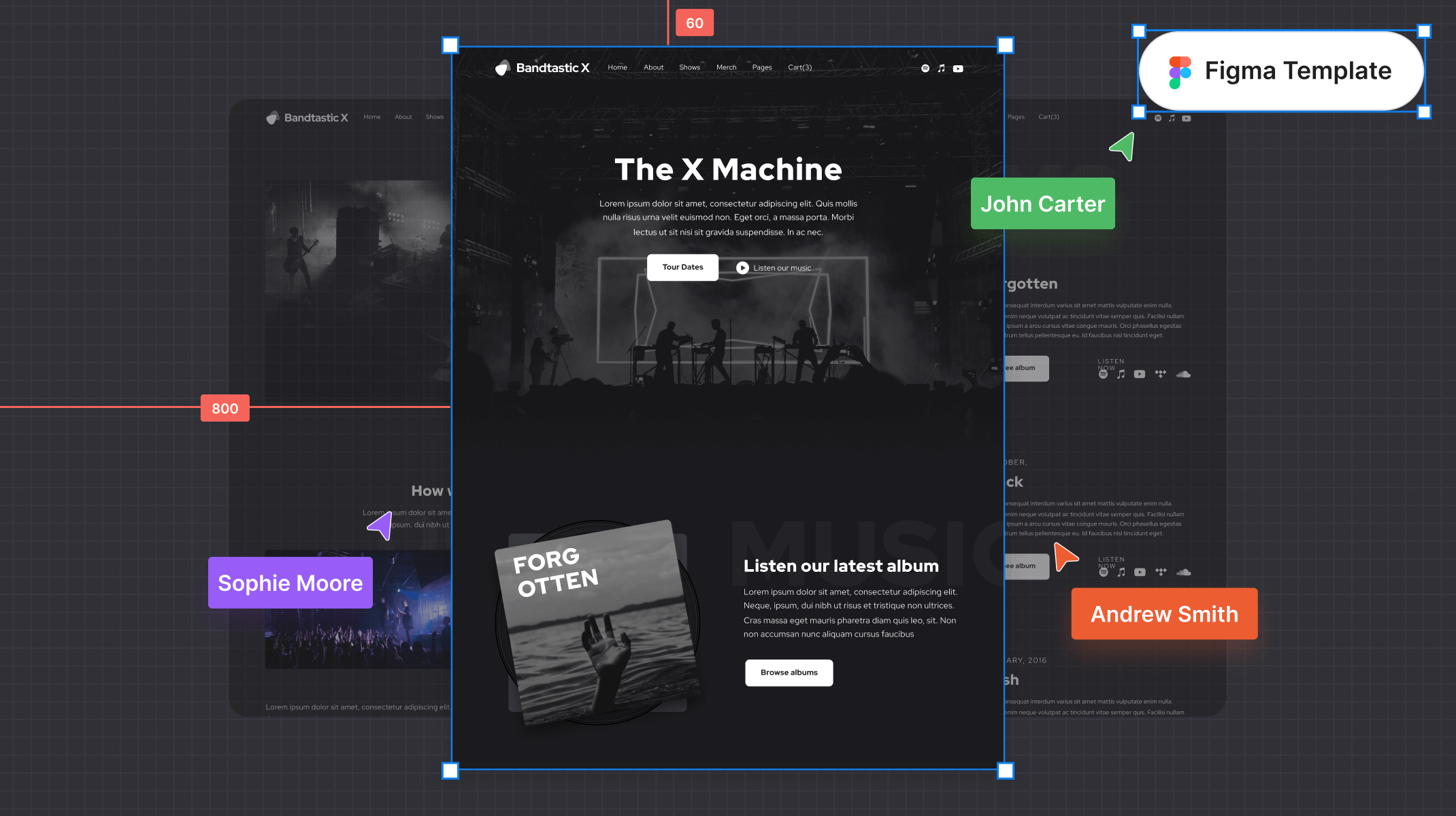 Music Figma Template