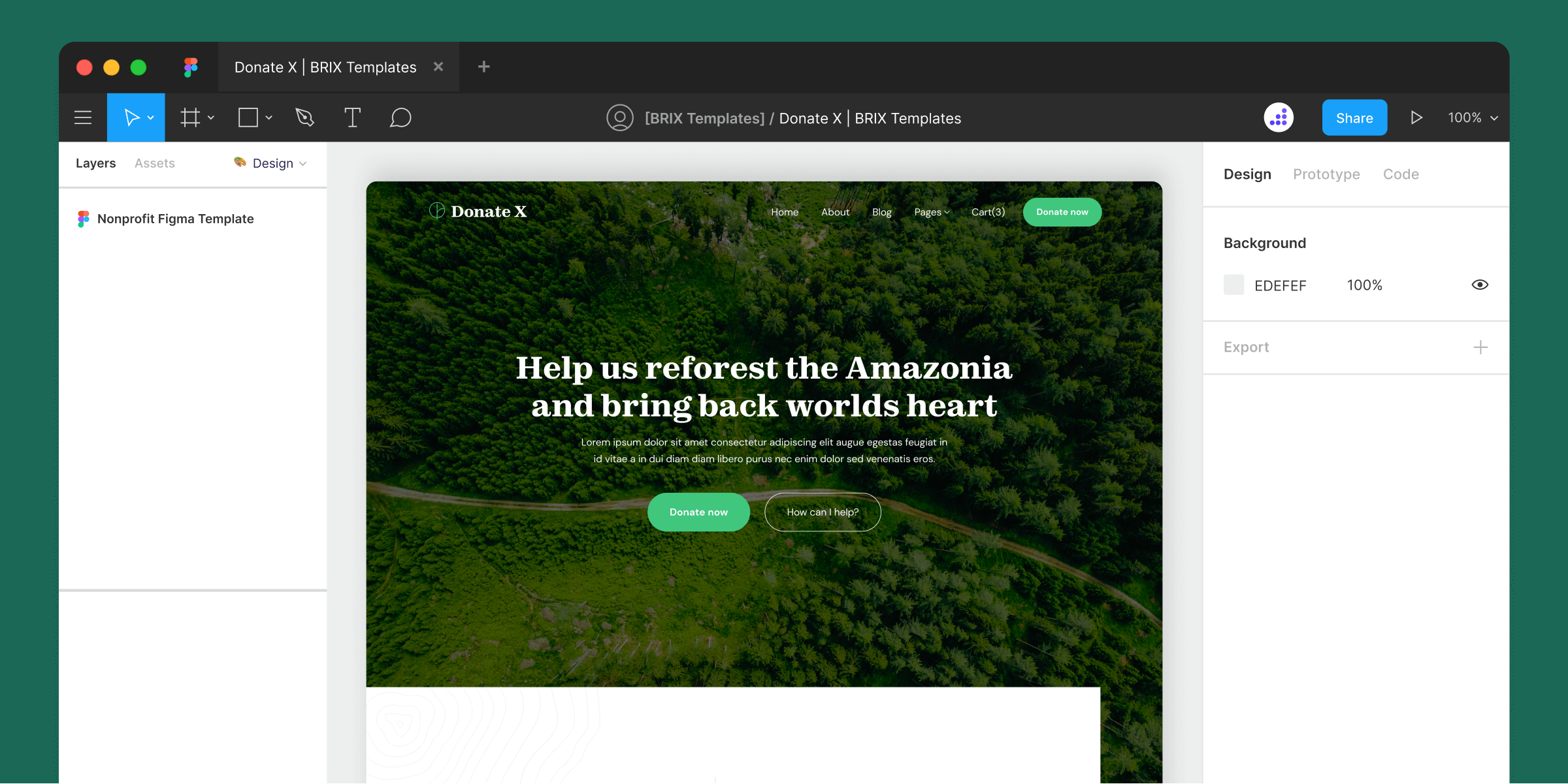 Non profit Website Figma Template