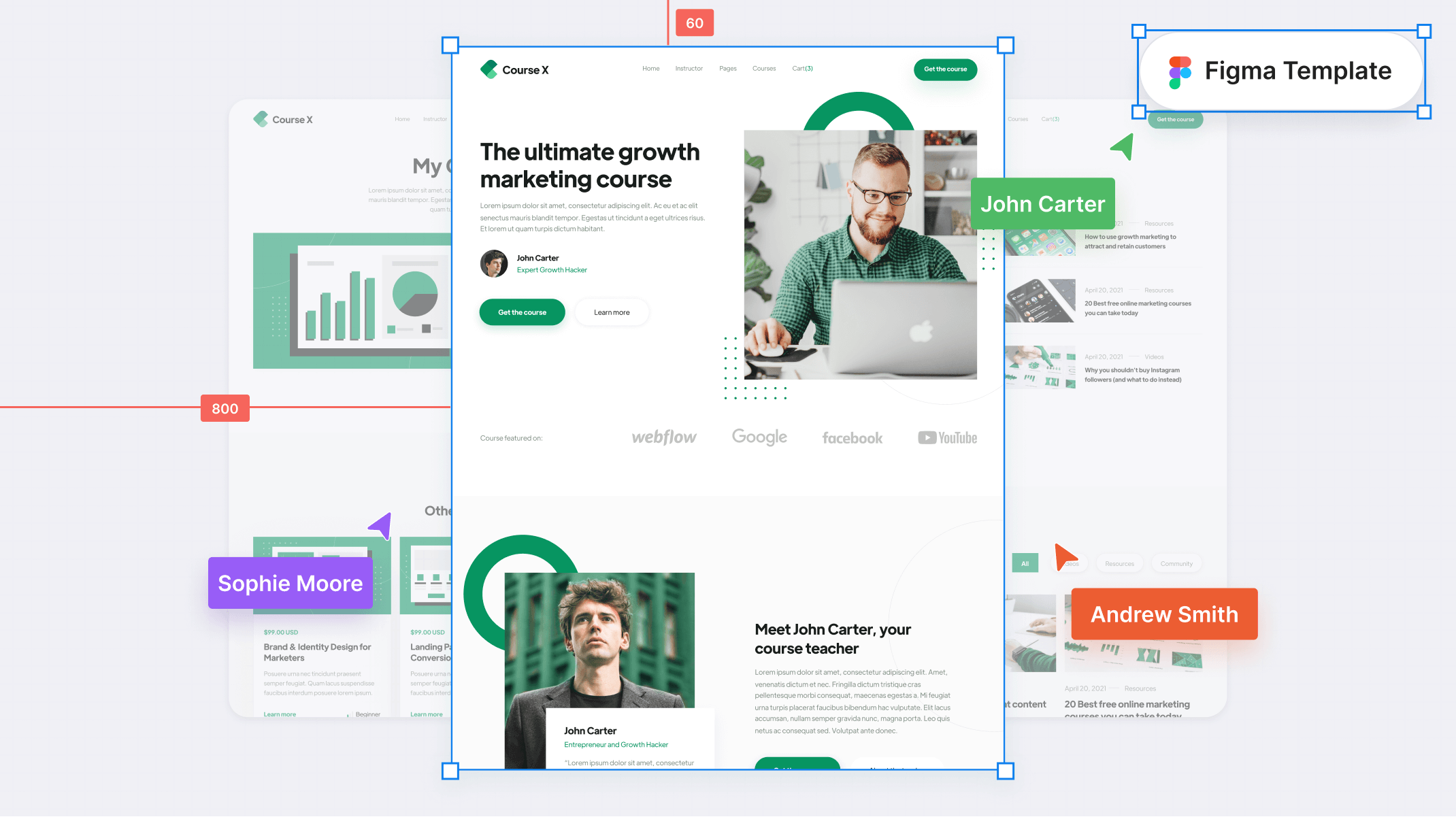 Online Course Figma Template