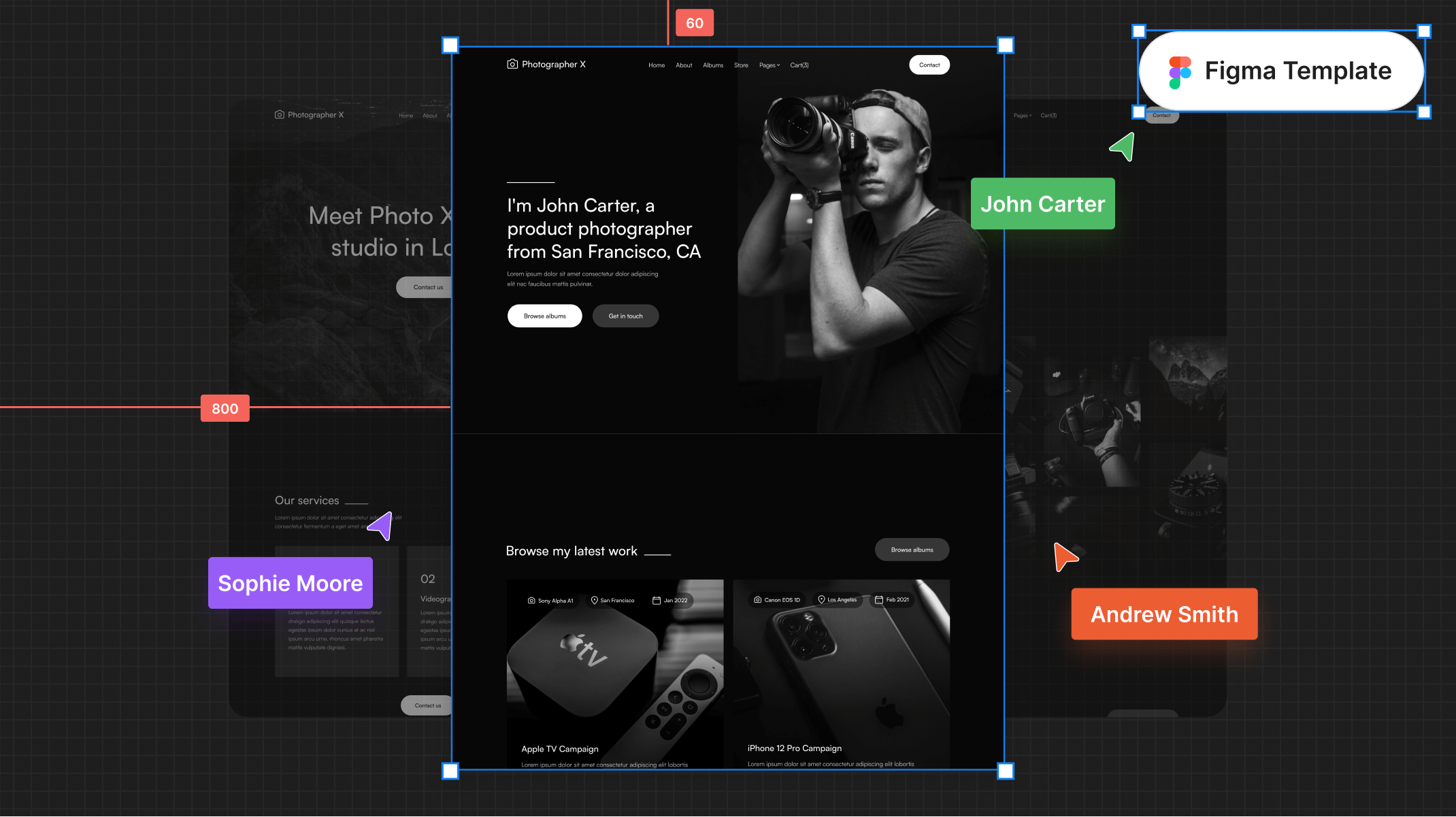 Photography Figma Template