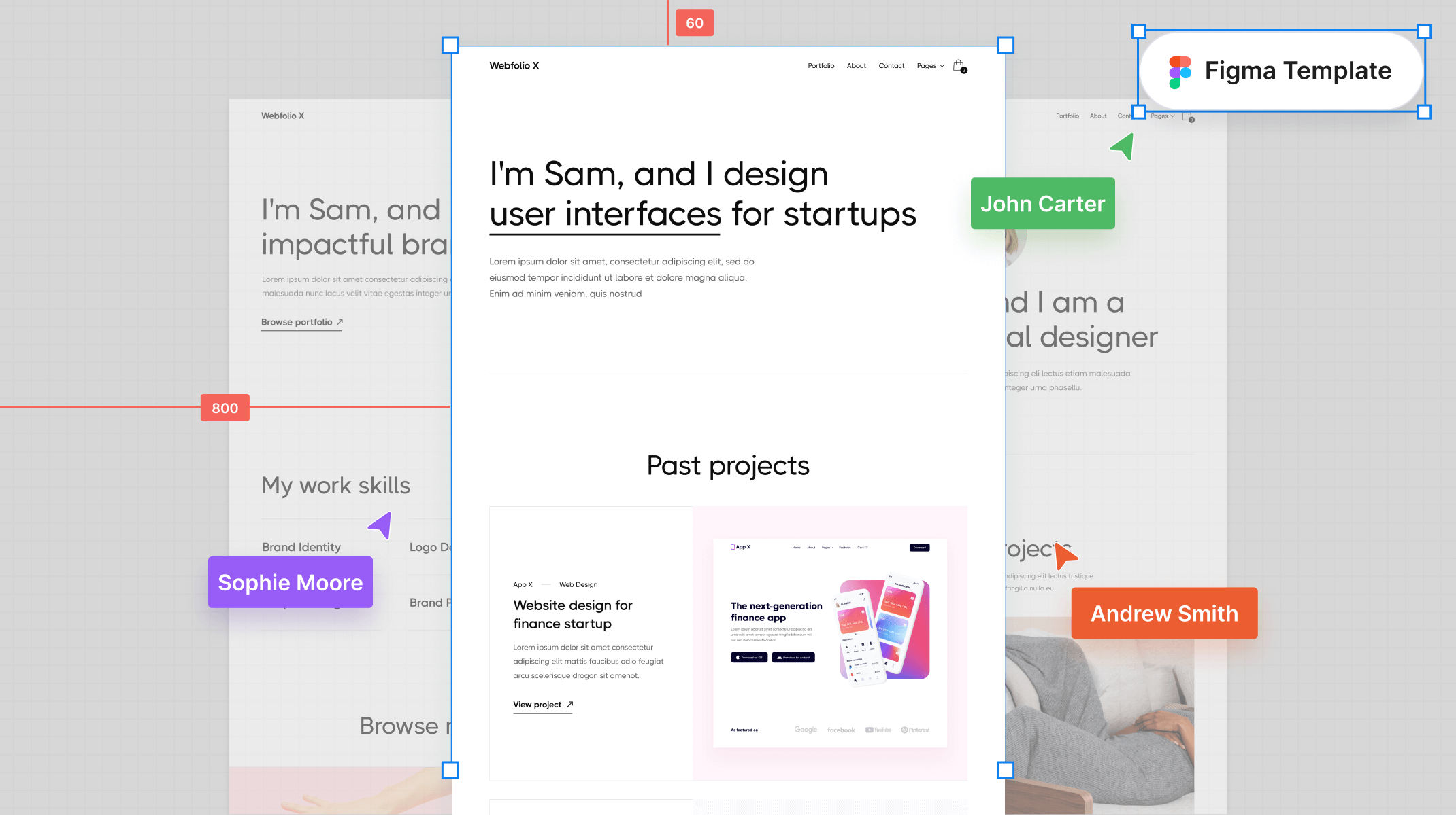 Portfolio Figma Template