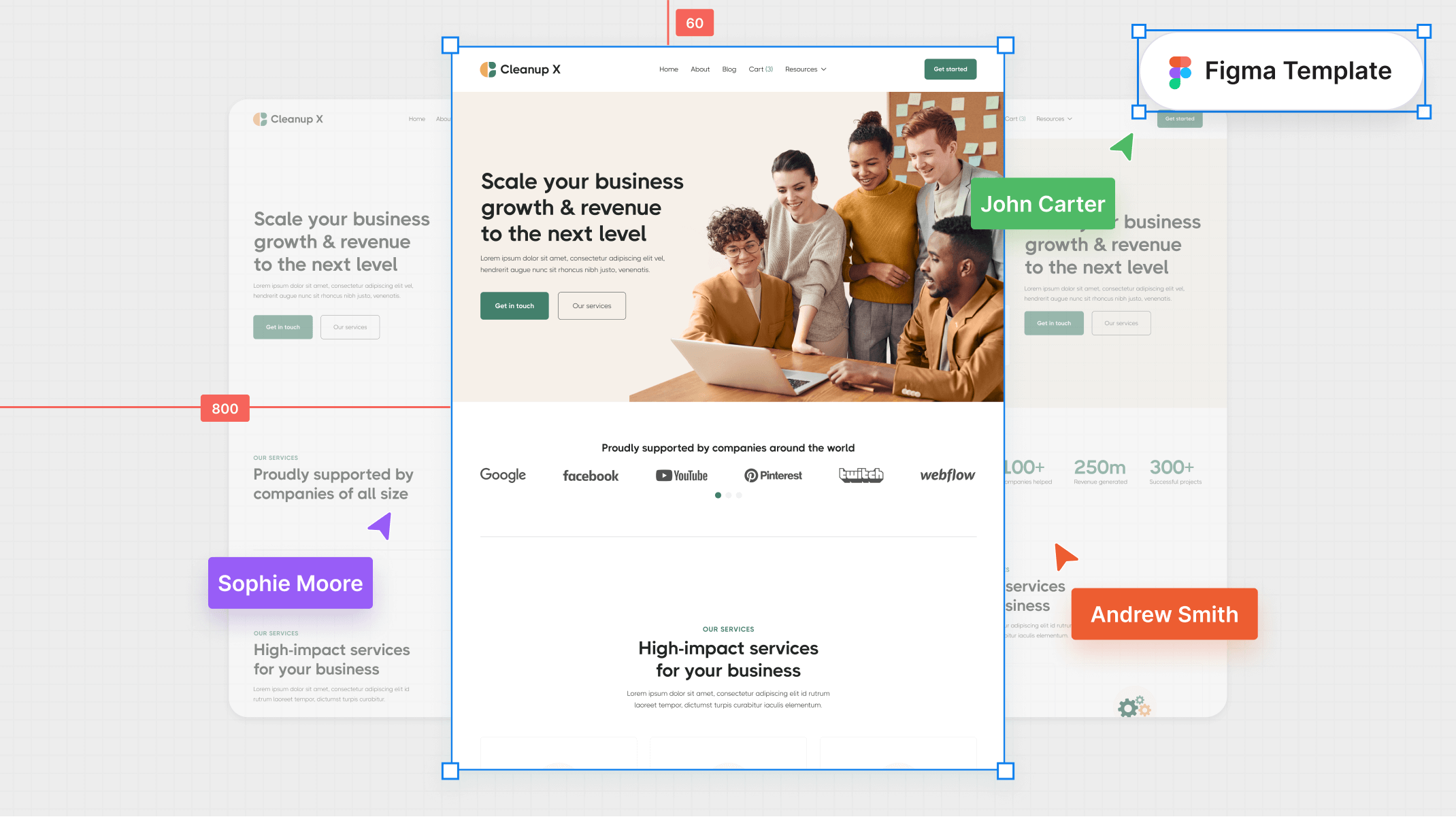 Clean Startup Figma Template