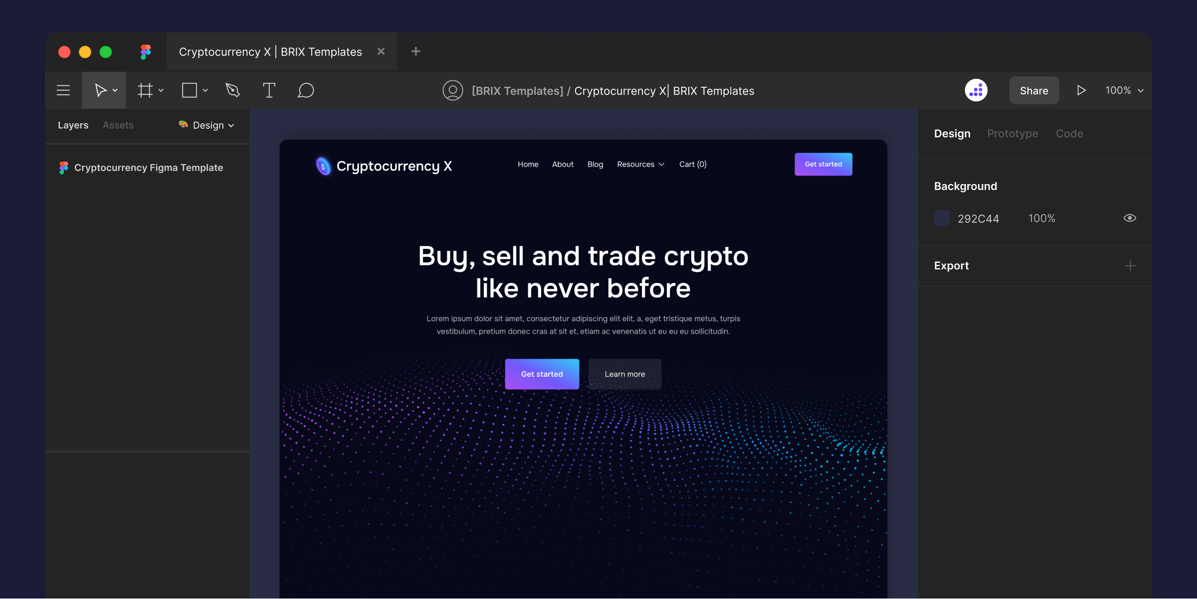 Crypto Website Figma Template