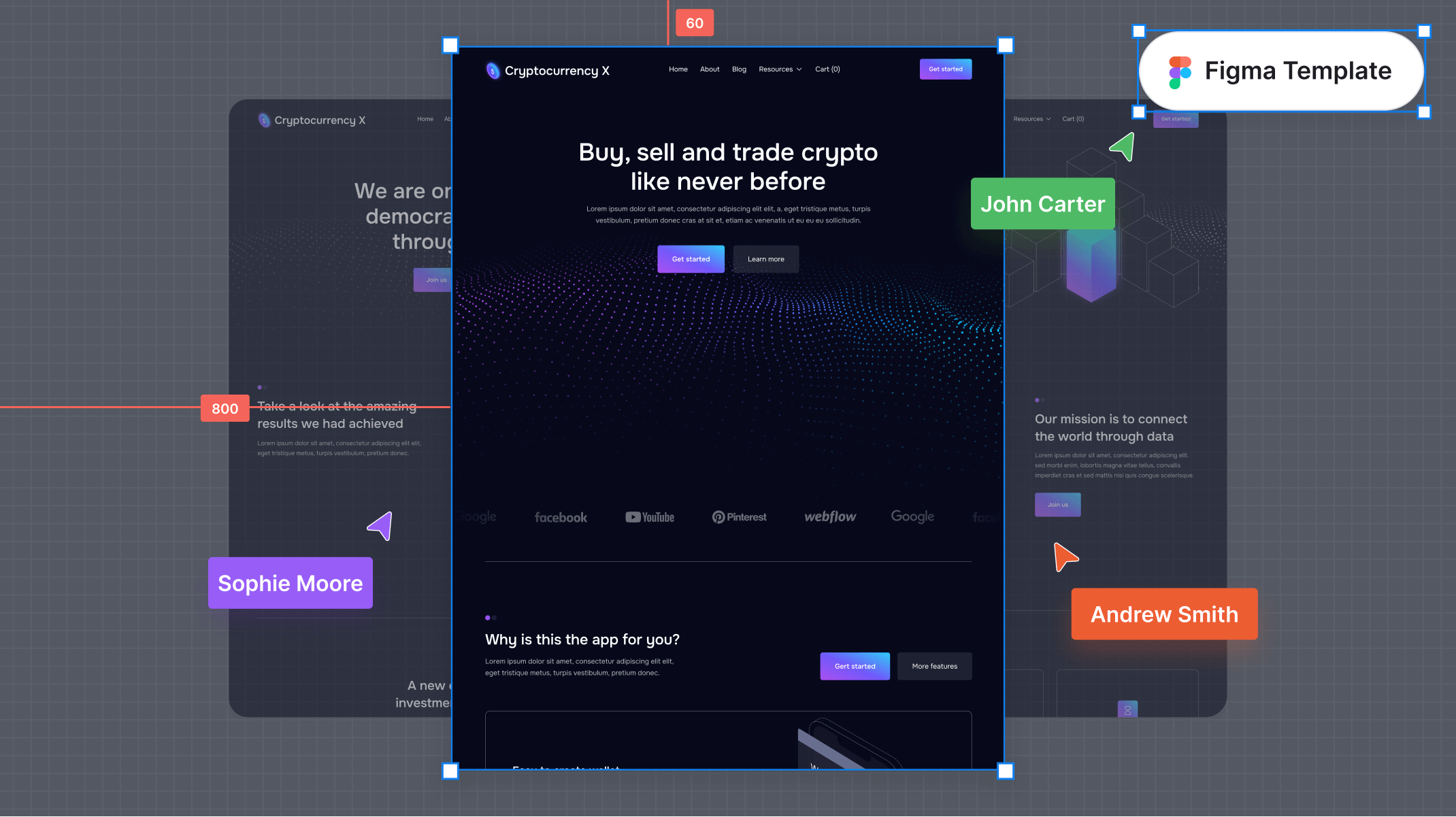 Cryptocurrency Figma Template