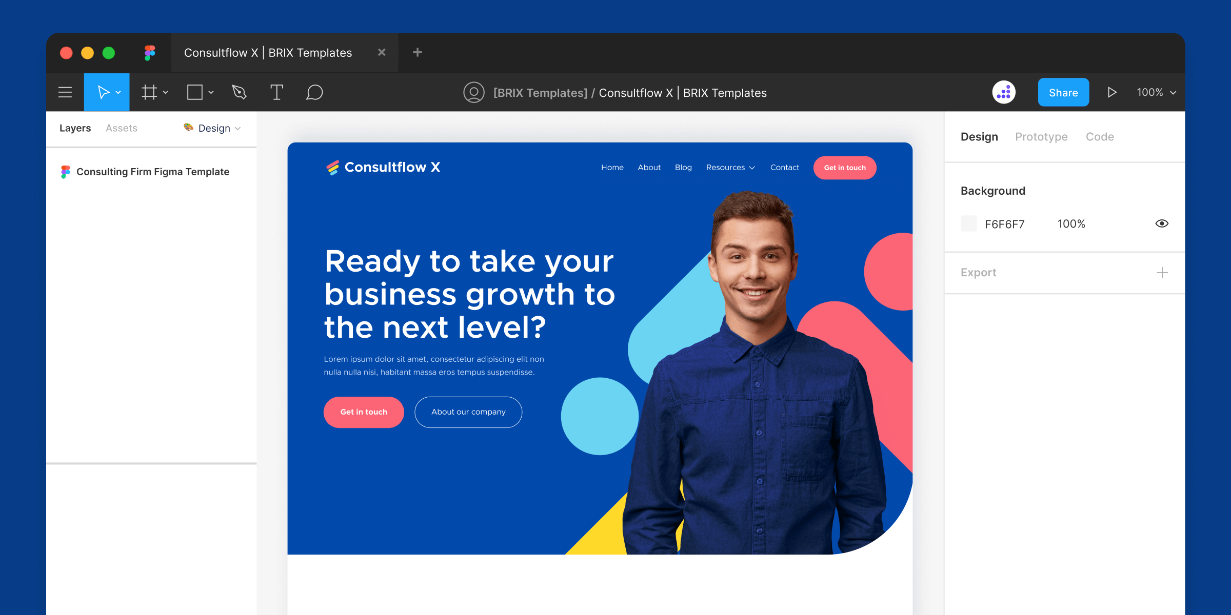 Modern Corporate Website Figma Template