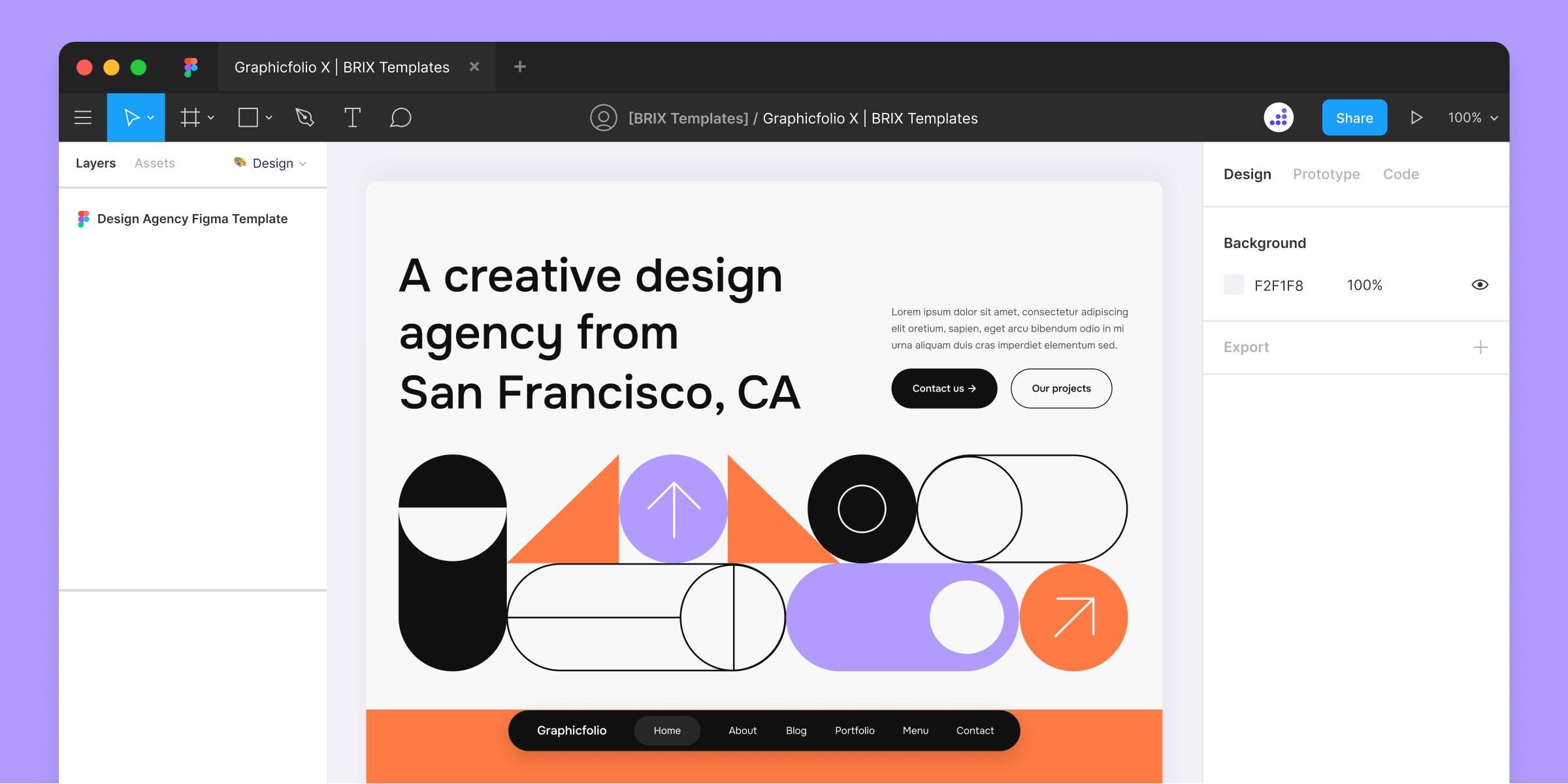 Modern Design Agency Website Figma Template