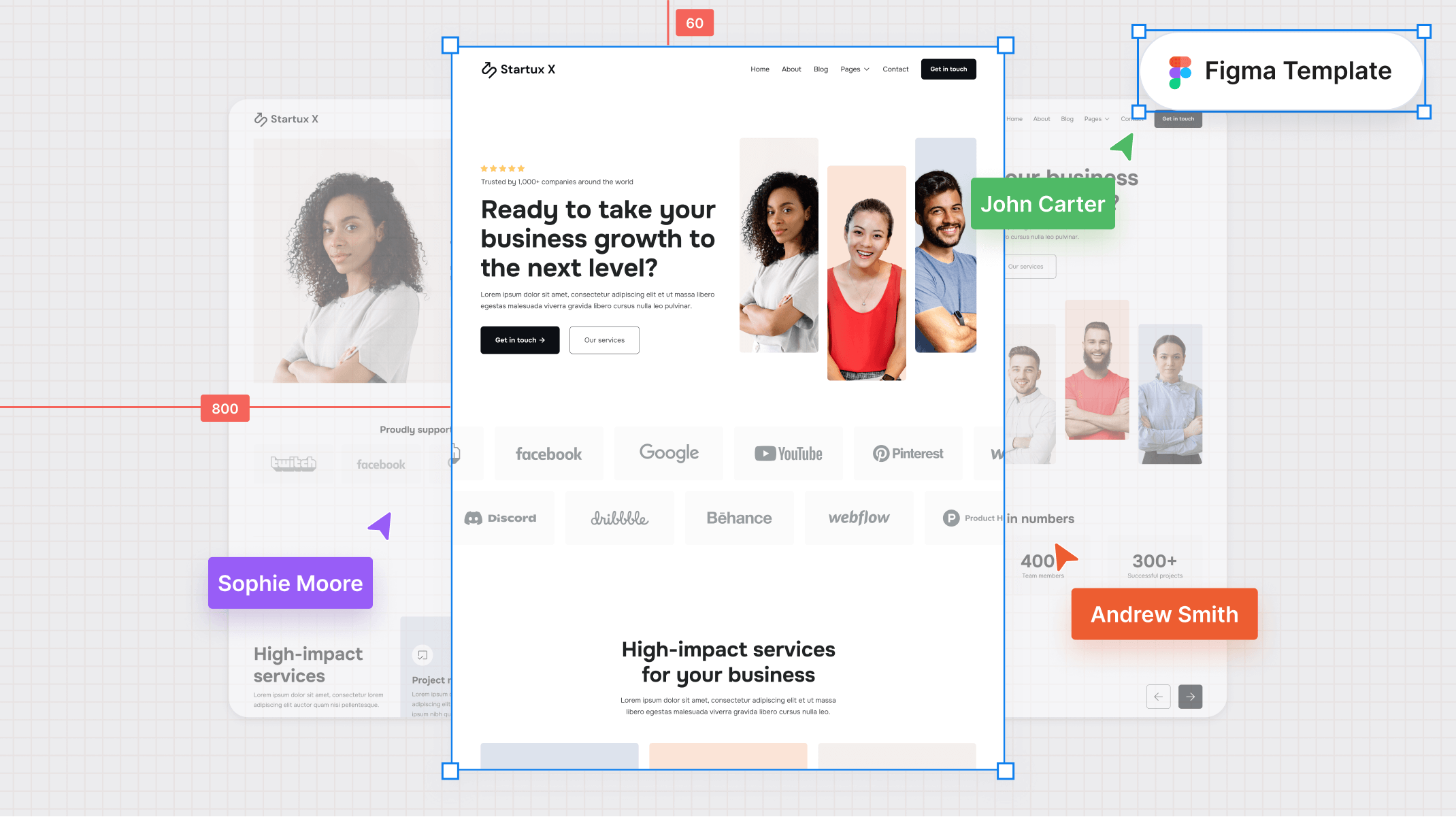 Multi-Purpose Startup Figma Template