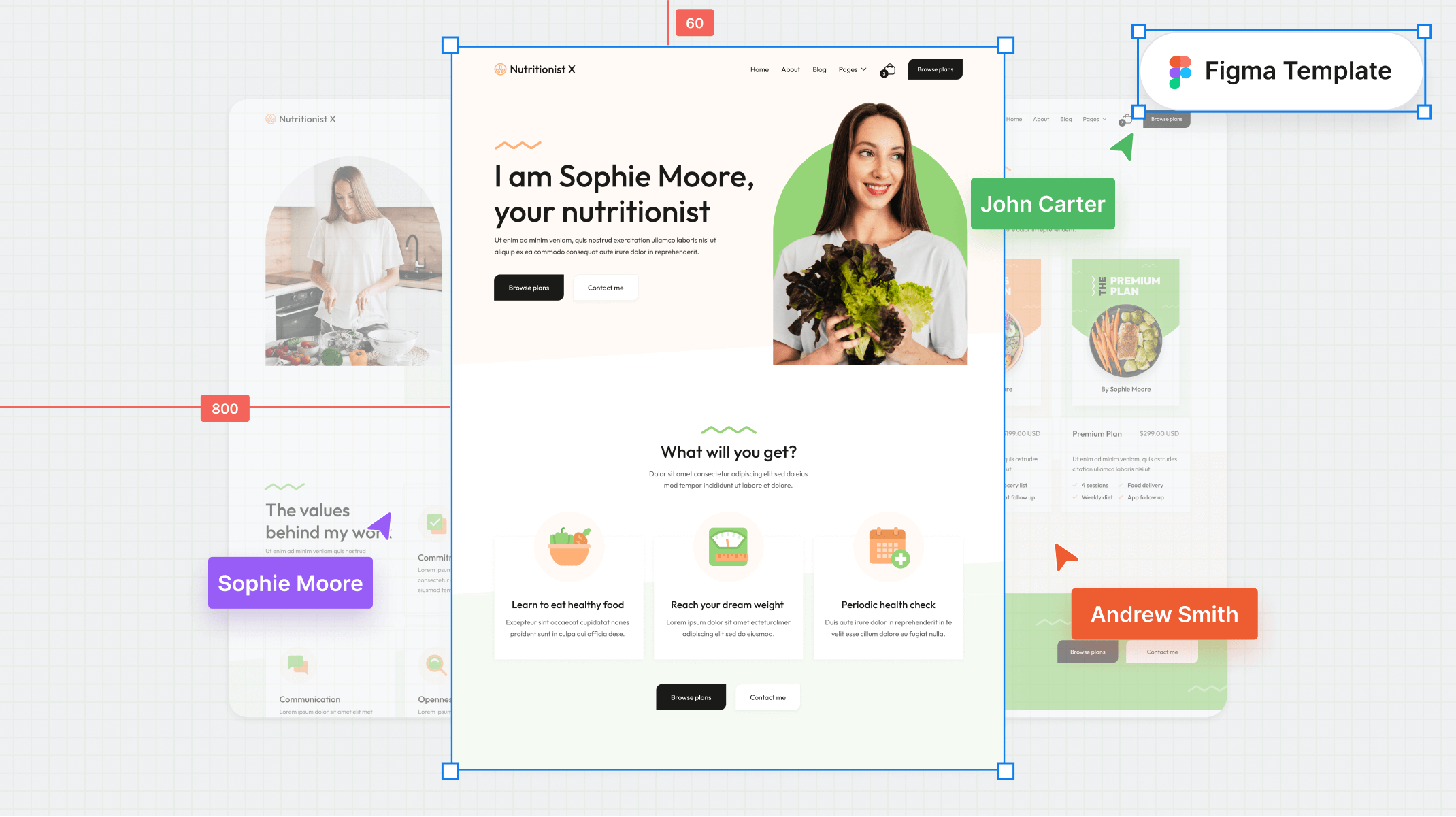 Nutritionist Figma Template