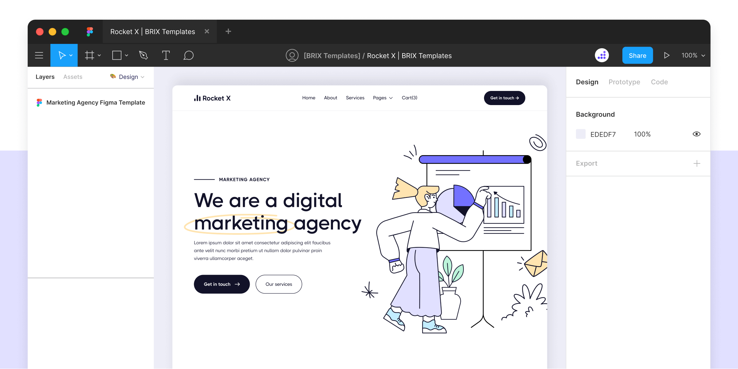 Premium Marketing Agency Website Figma Template
