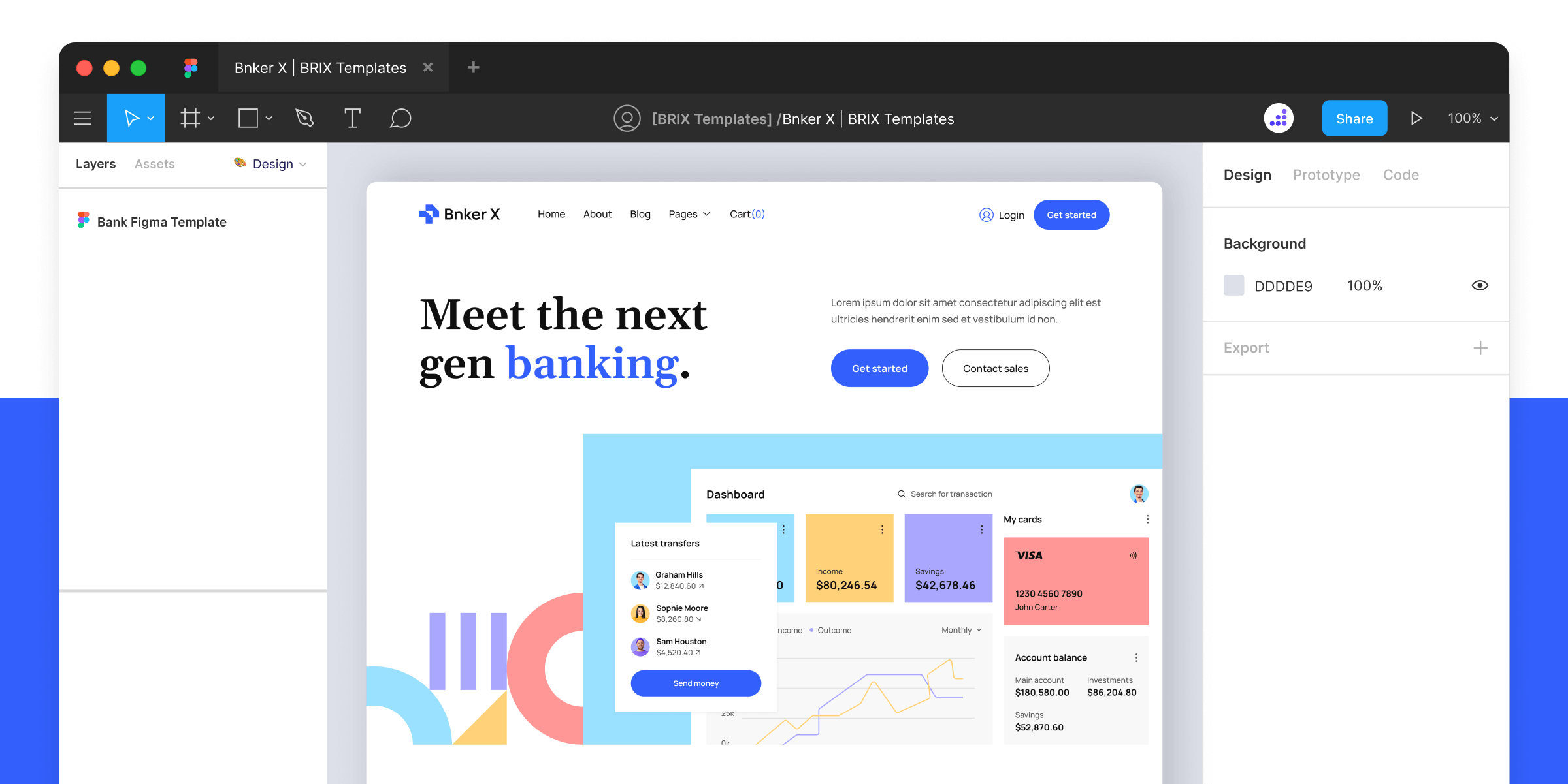 Banking Figma Website Template