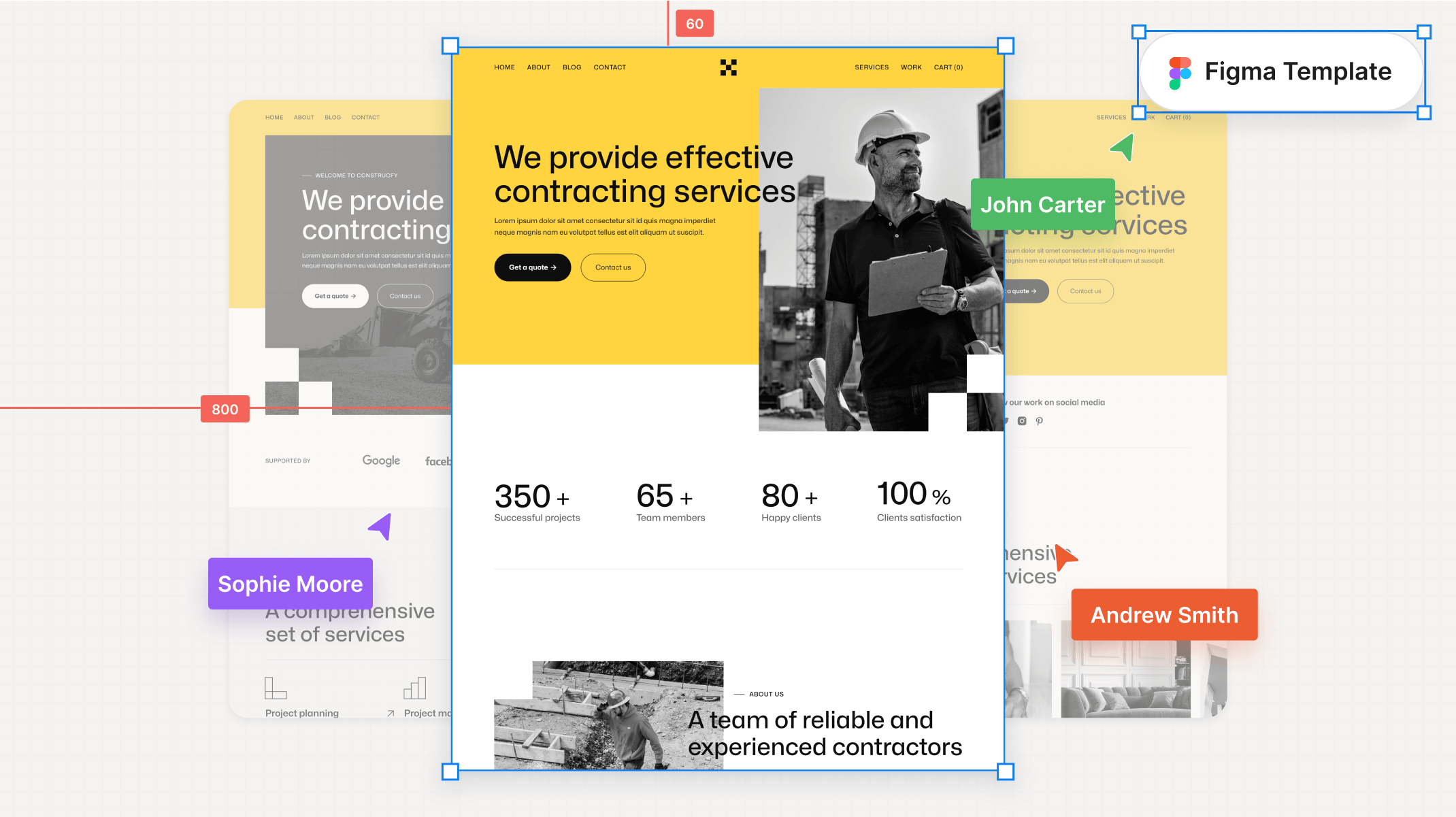 Construction Figma Template