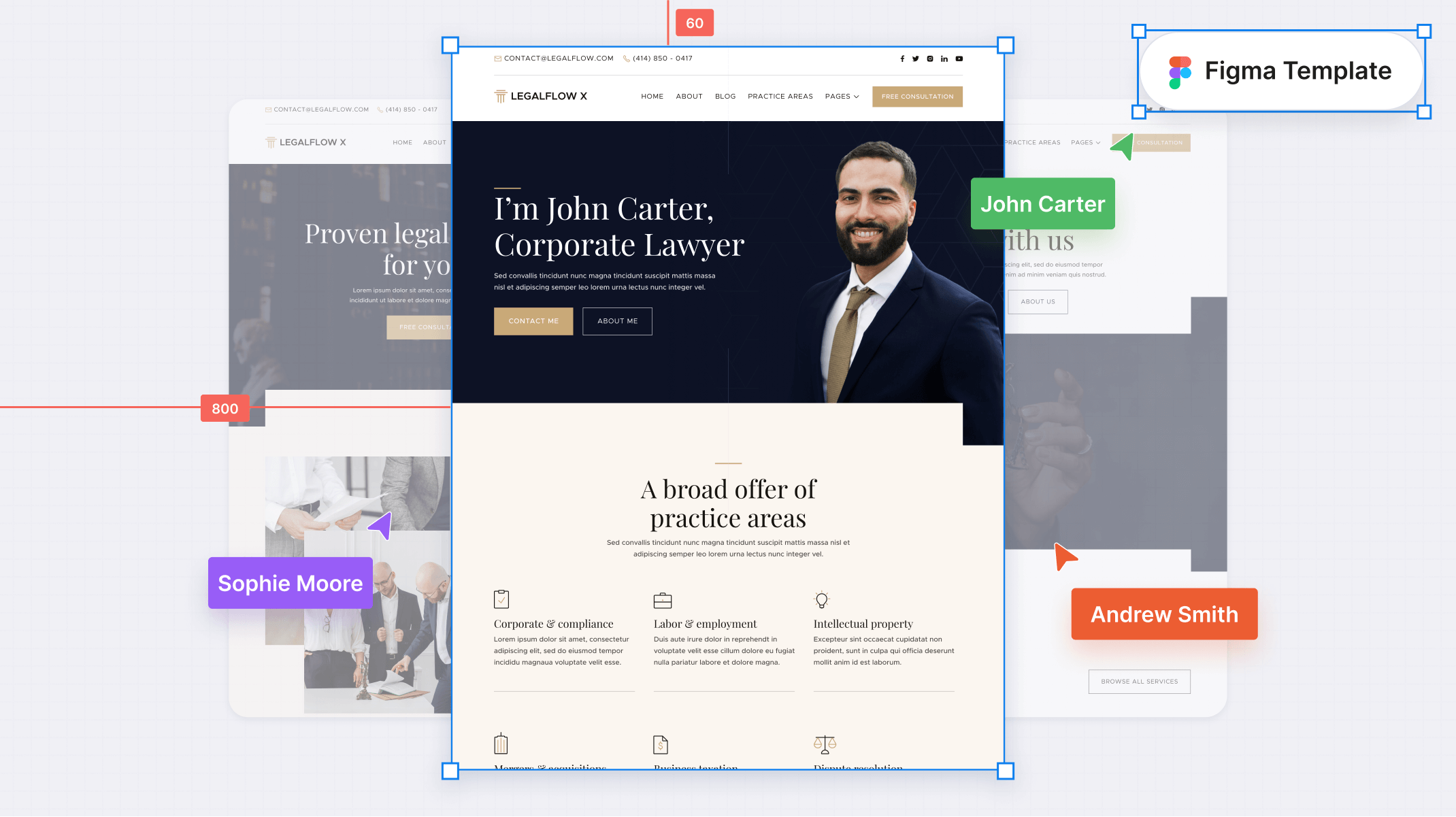 Lawyers Figma Template