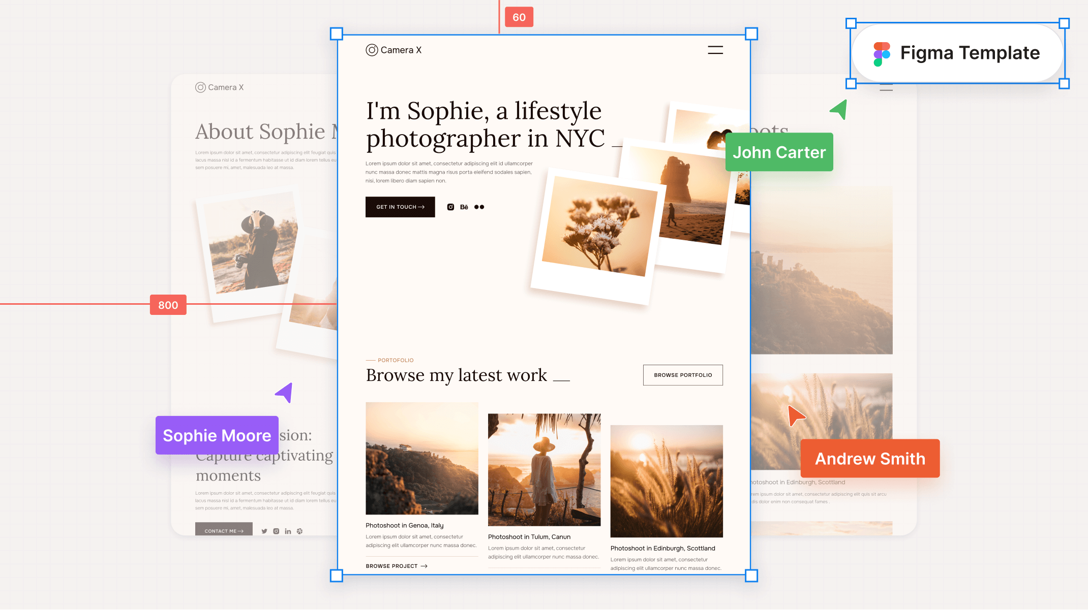 Photography Figma Template