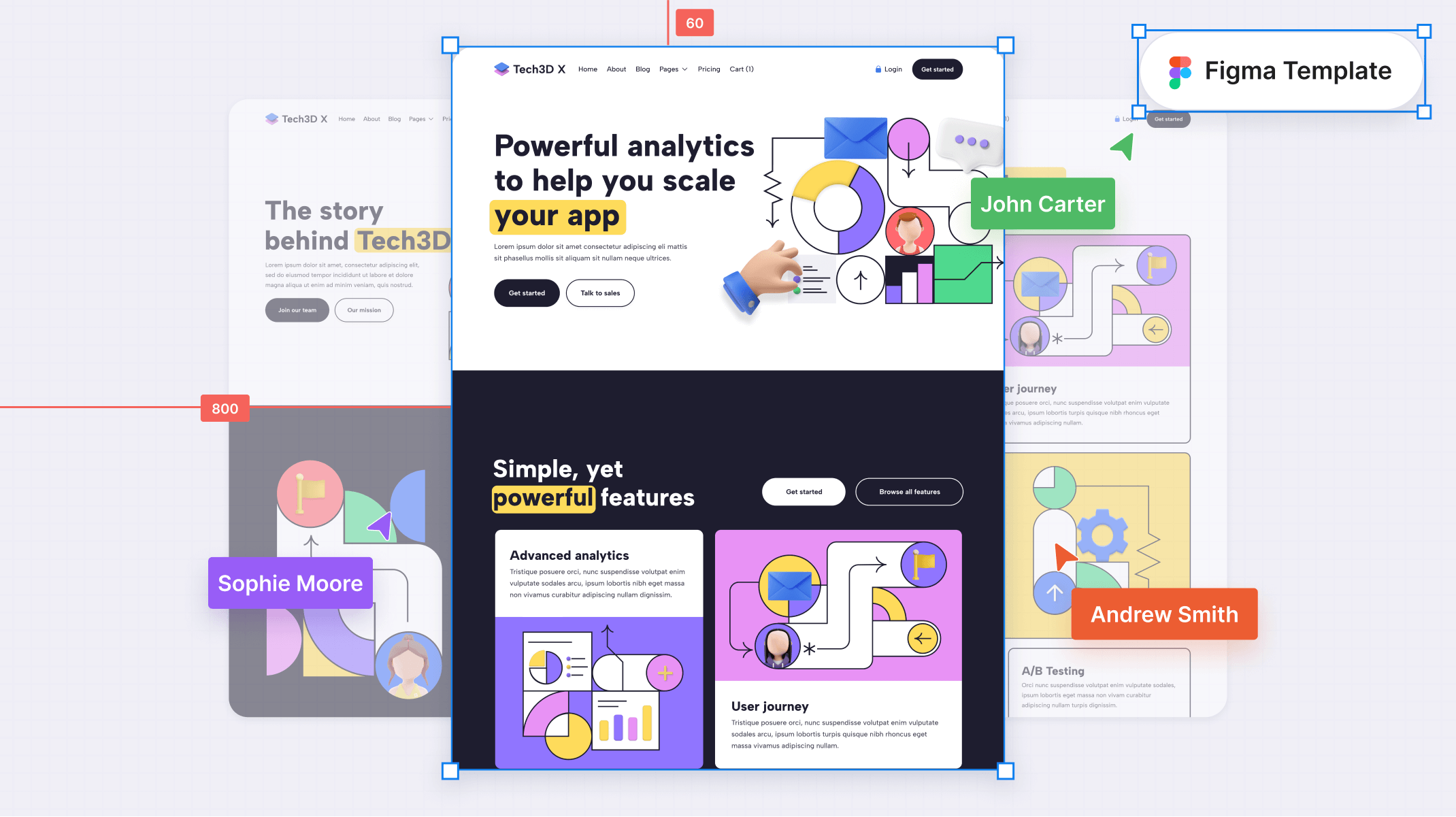 Tech Startup Figma Template