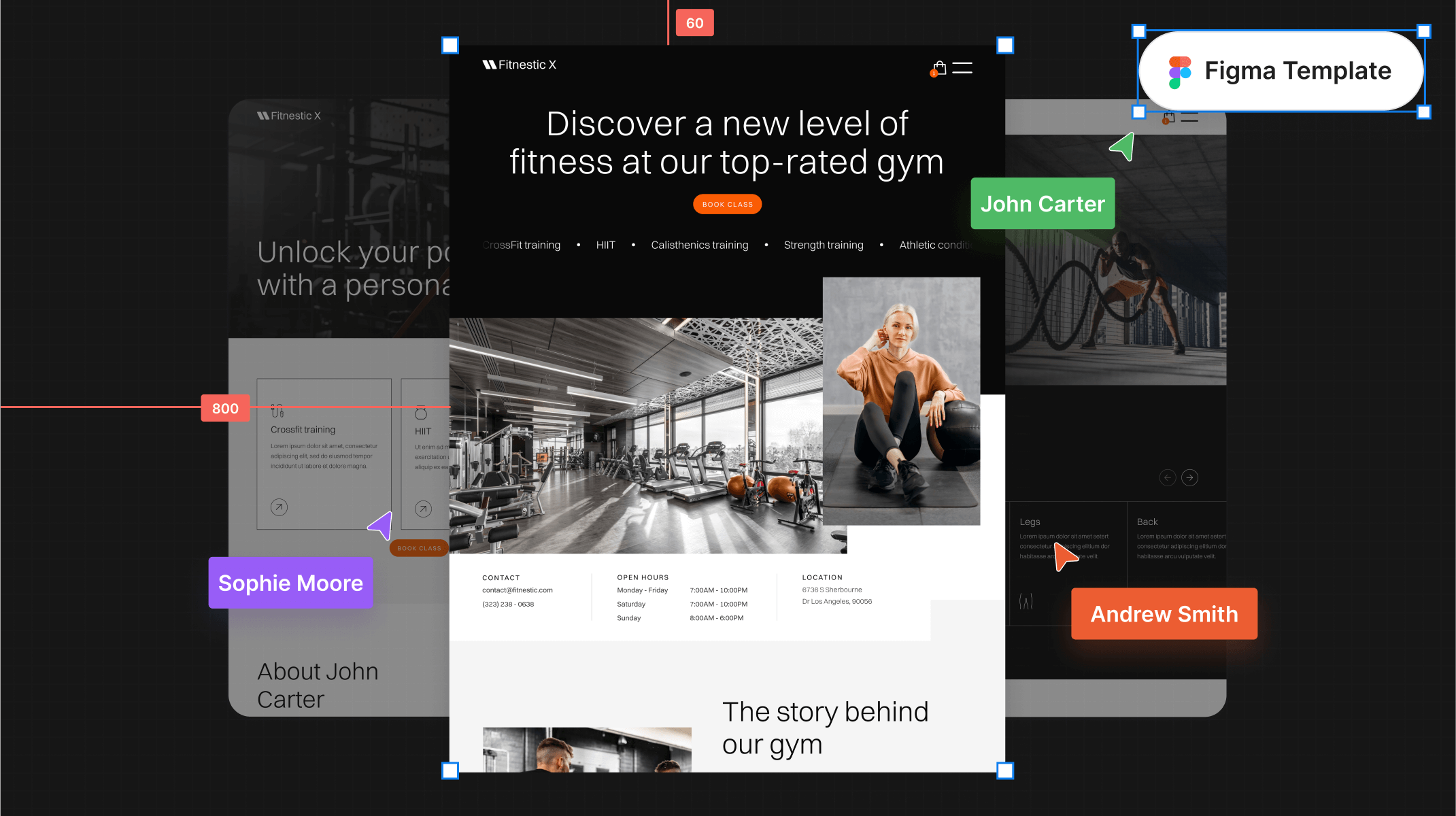 Fitness Figma Template