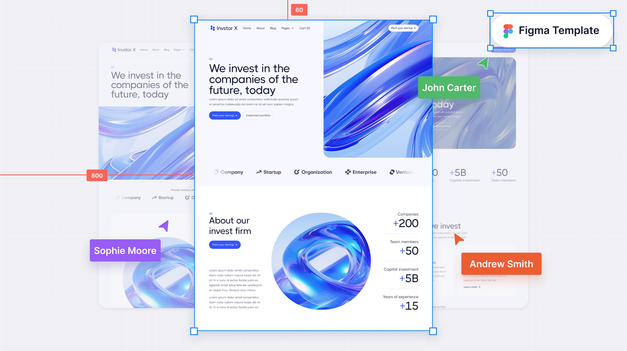 Investors Figma Template