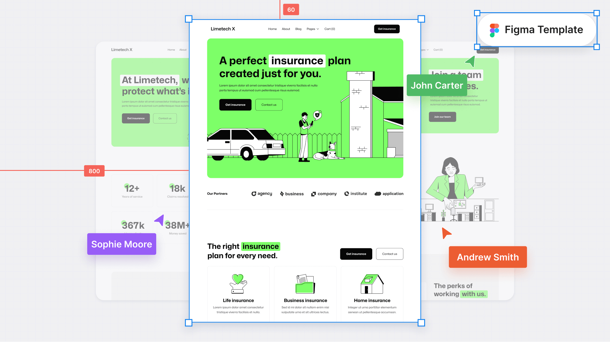 Modern Insurance Figma Template