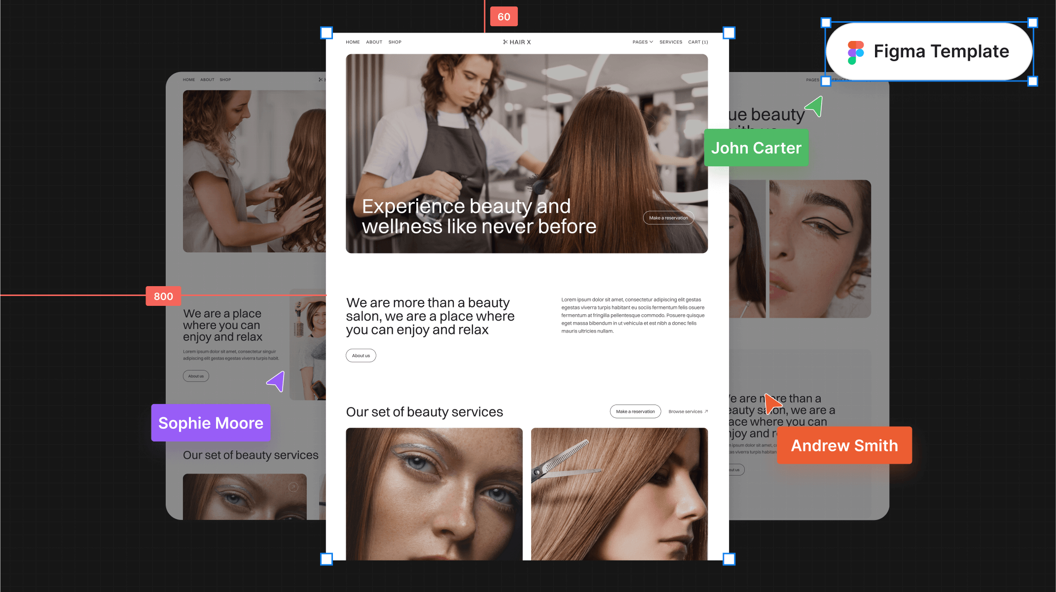 Beauty Salon Figma Template