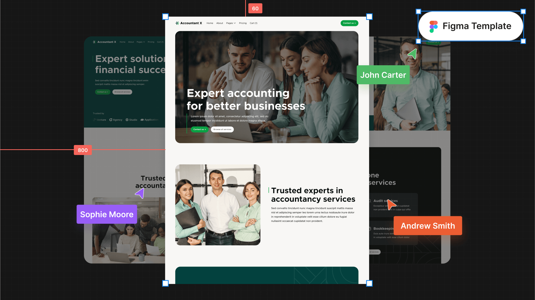 Accountant Figma Template