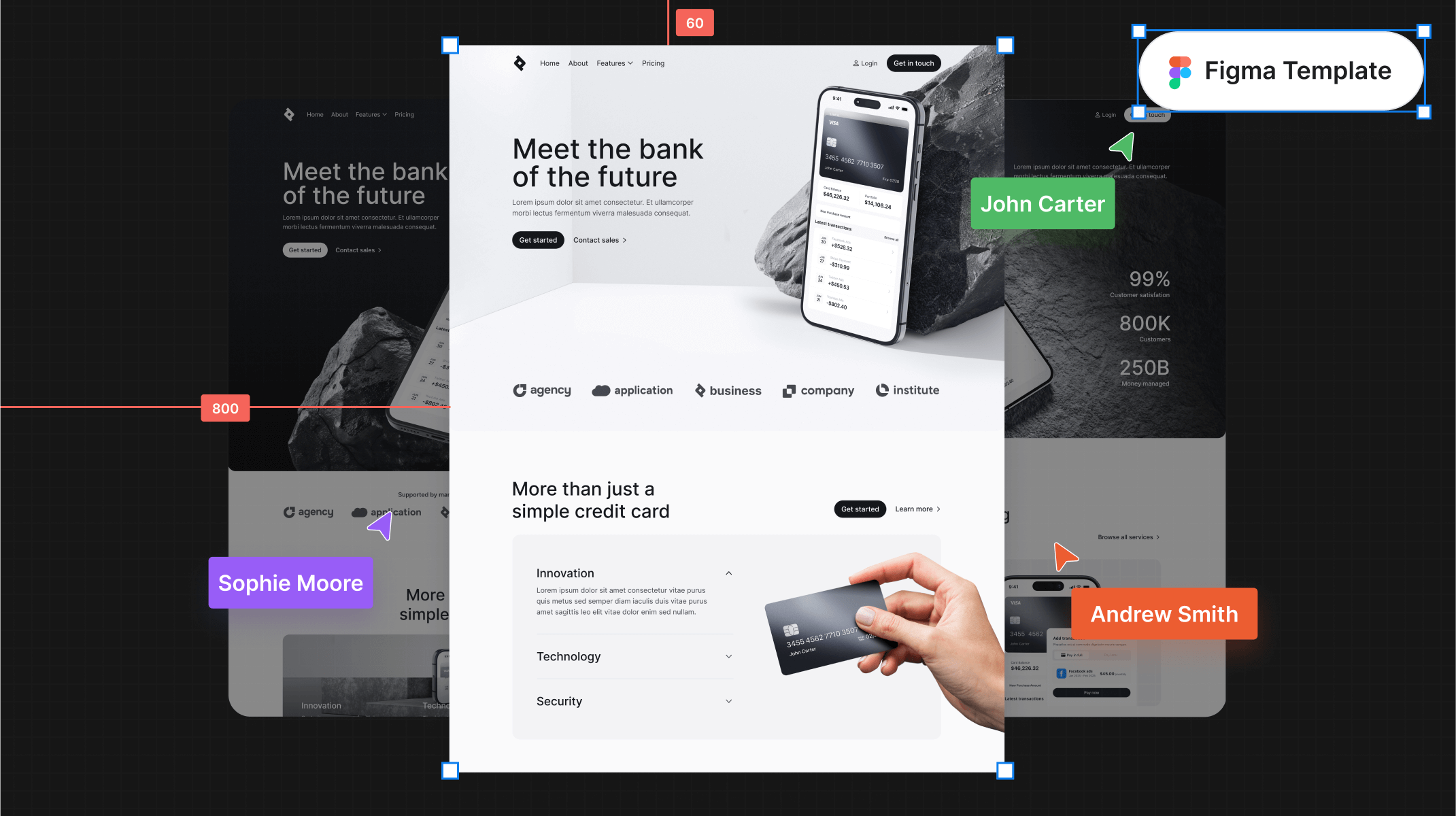 Bank Startup Figma Template