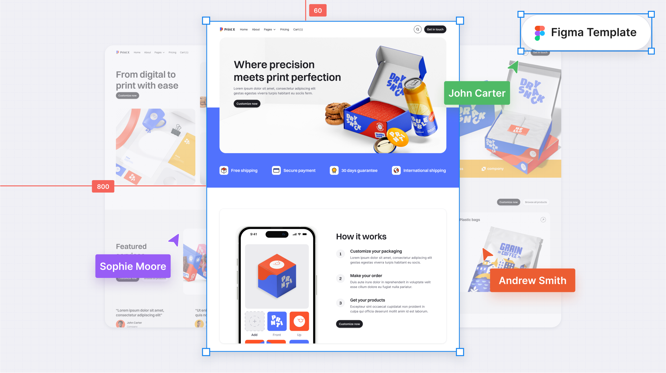 Print Services Figma Template