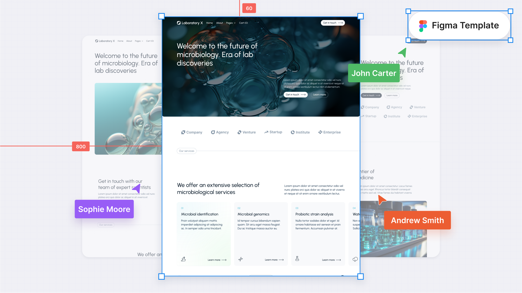 Laboratory Figma Template