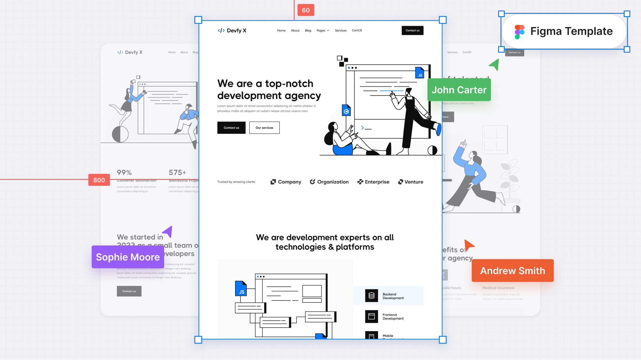 Development Agency Figma Template