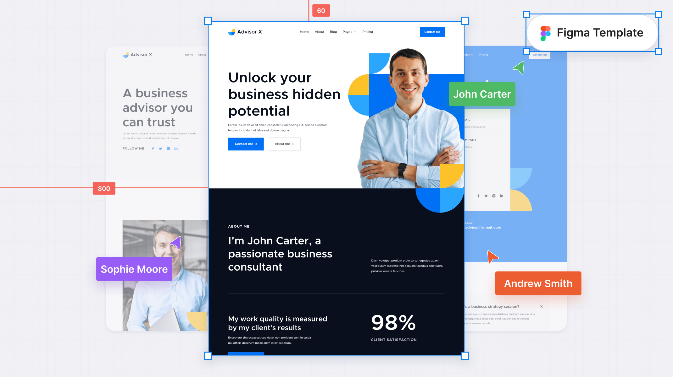 Business Consultant Figma Template