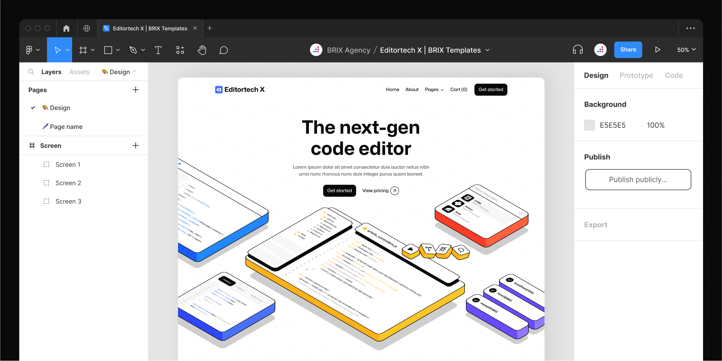 SaaS App Figma Website Template