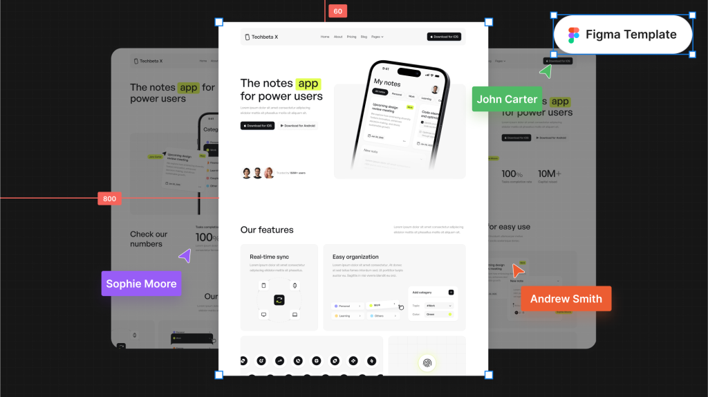 Techbeta X - Technology App Figma Template - Free Figma Resource ...