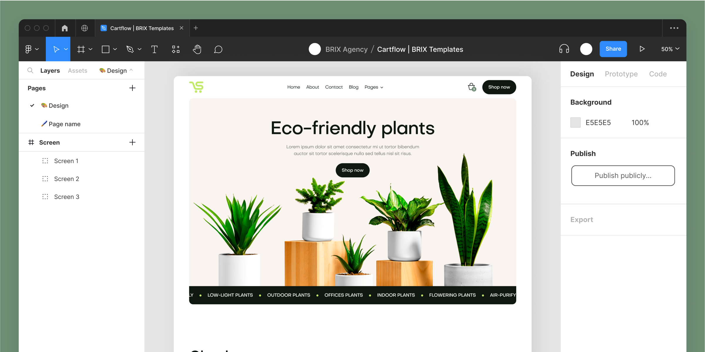 Online Store Figma Website Template