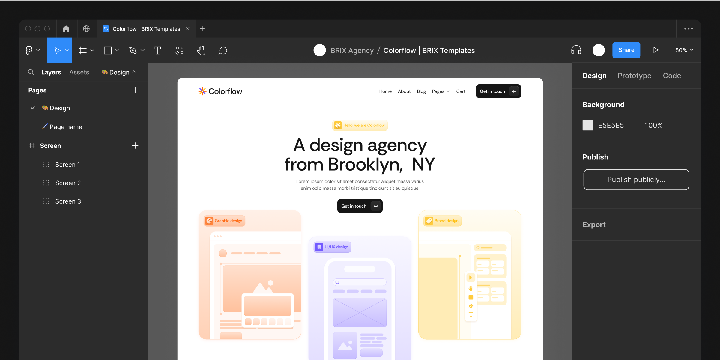 Creative Agency Figma Website Template