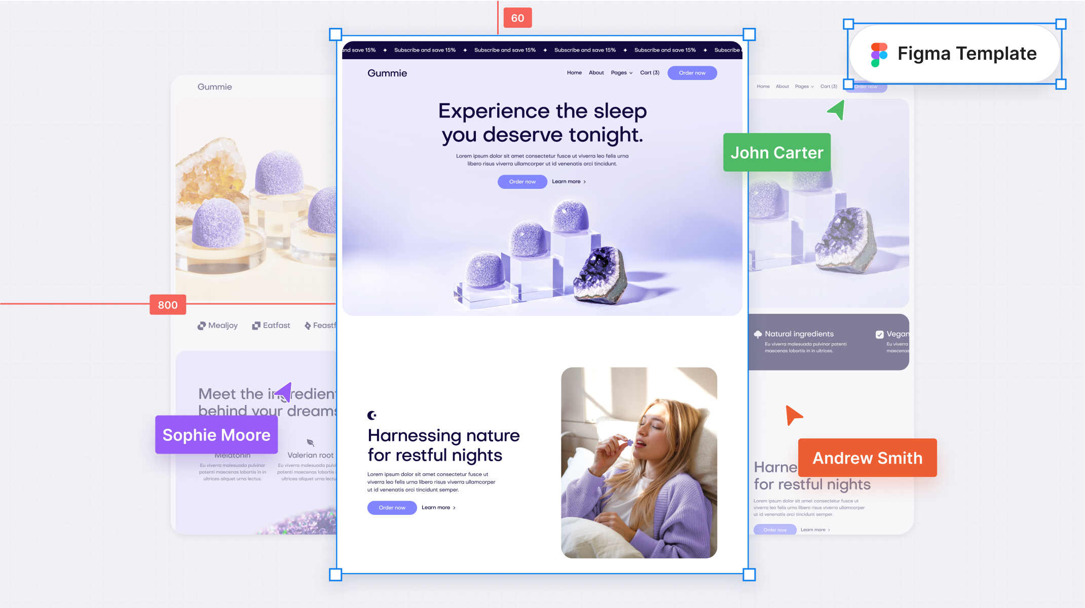 Supplement Store Figma Template