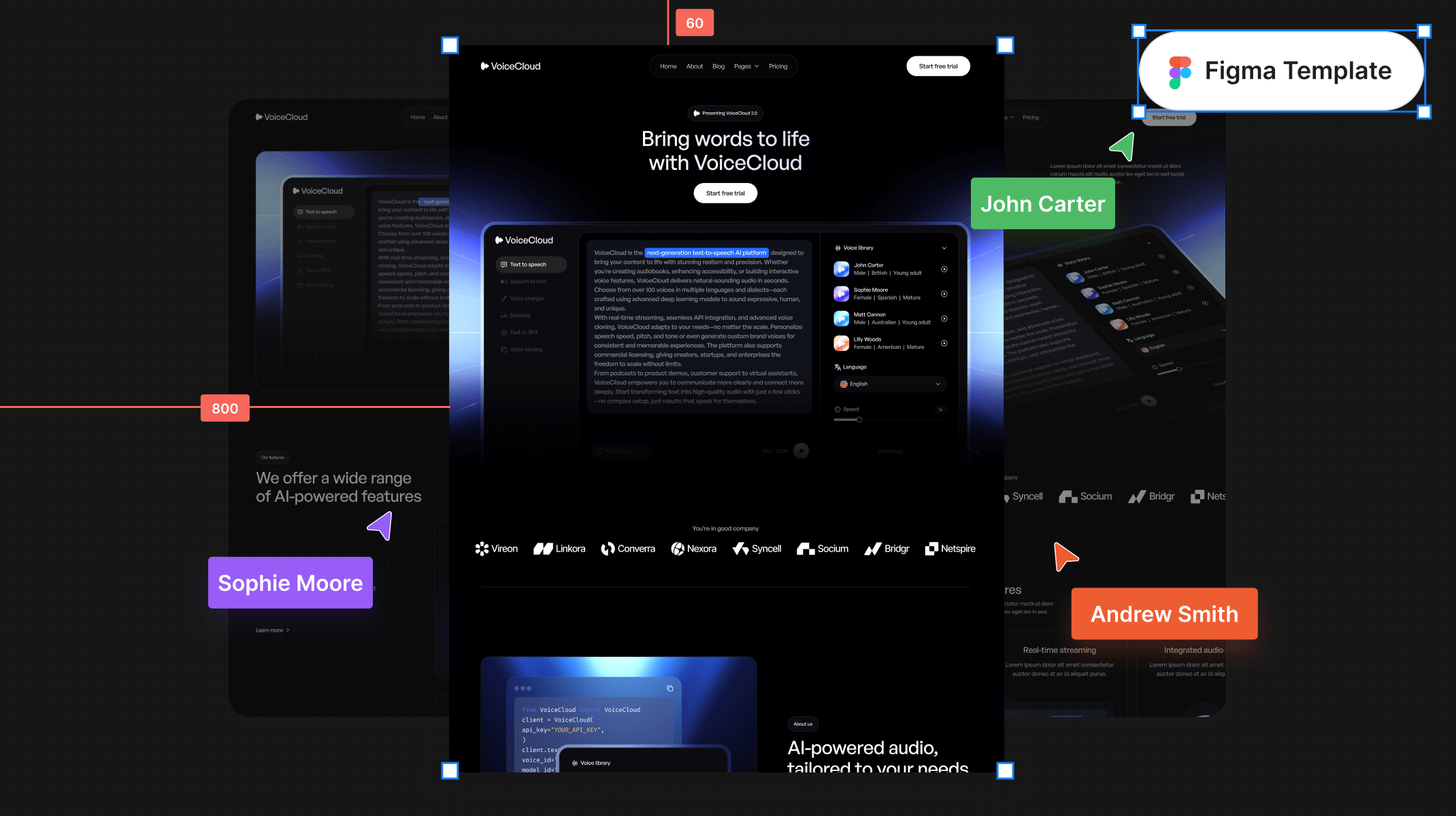 AI Voice Figma Template