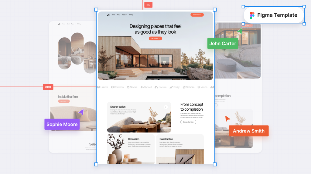 Modern Architecture Firm Figma Template