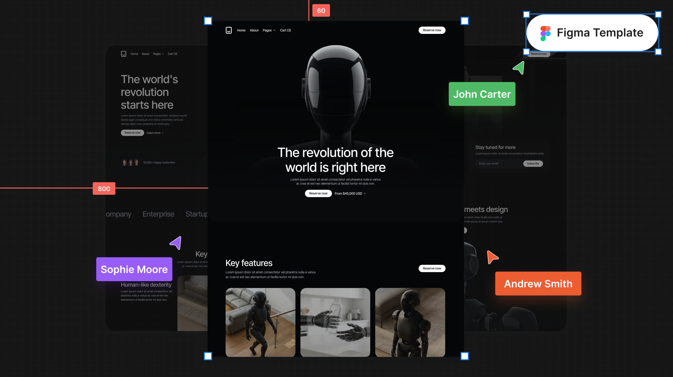 Robot AI Development Figma Template